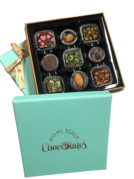 Rosh Hashanah Contempo Truffle & Cluster Box 9pc - Image 3