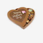 Mother's Day Edible Heart Box W. Chocolates Premium Deluxe