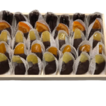 Chocolate Glazed Fruit Wood Tray Classic