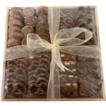 Chocolate Sectional Wood Tray Deluxe