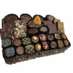 Shimmering Mesh Chocolate Gift Basket Classic