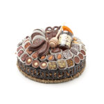 Rosh Hashanah Ebony Seagrass Chocolate Gift Basket Classic