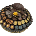 Sukkot Ebony Seagrass Chocolate Gift Basket Premium