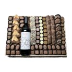Purim Prima Wood Tray XL W. Wine