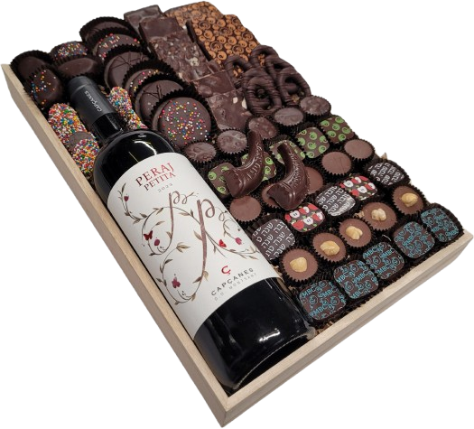 Rosh Hashanah Teneko Premium Tray & Wine